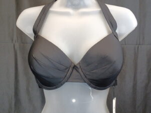 CALVIN KLEIN PLEATED CONVERTIBLE UNDERWIRE BLACK L